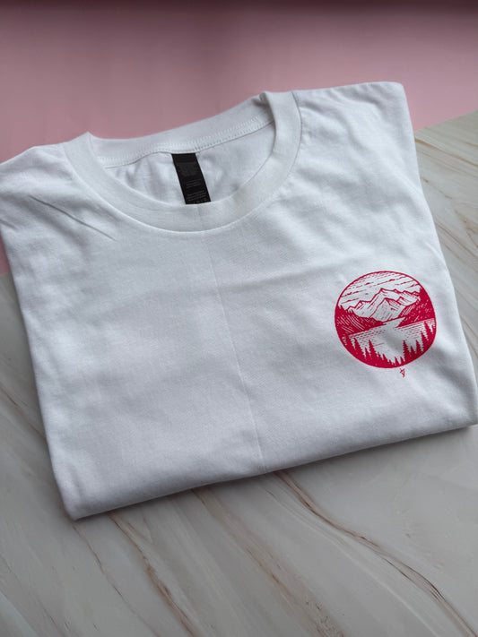 Mountains Are Calling/Mynnyddoedd yn Galw Tee