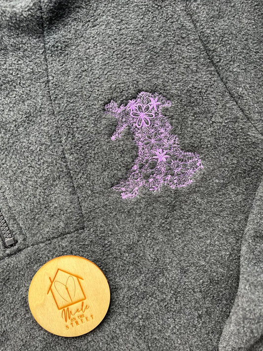 Fflîs Map Blodeuog Cymru