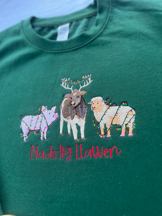 Festive Farm Animal Jumper