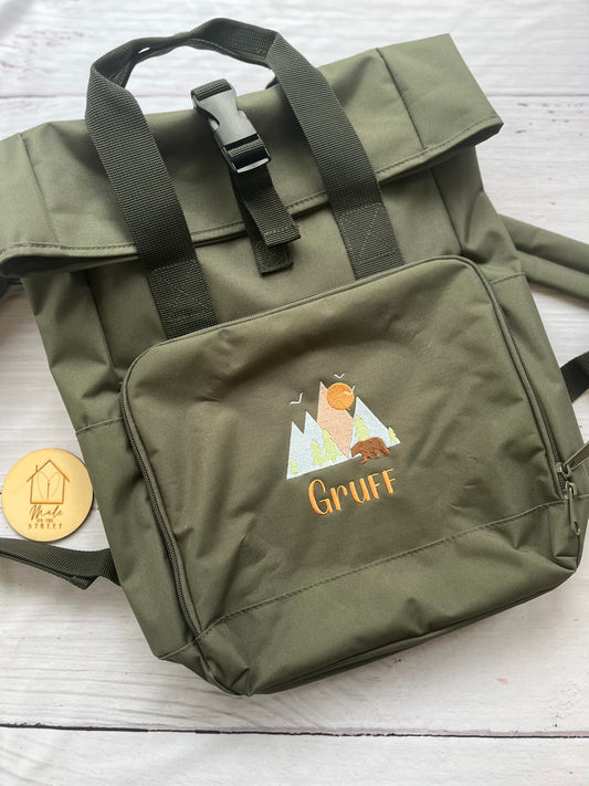 Roll Top Backpack