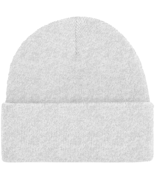 Blank heather grey beanie hat 