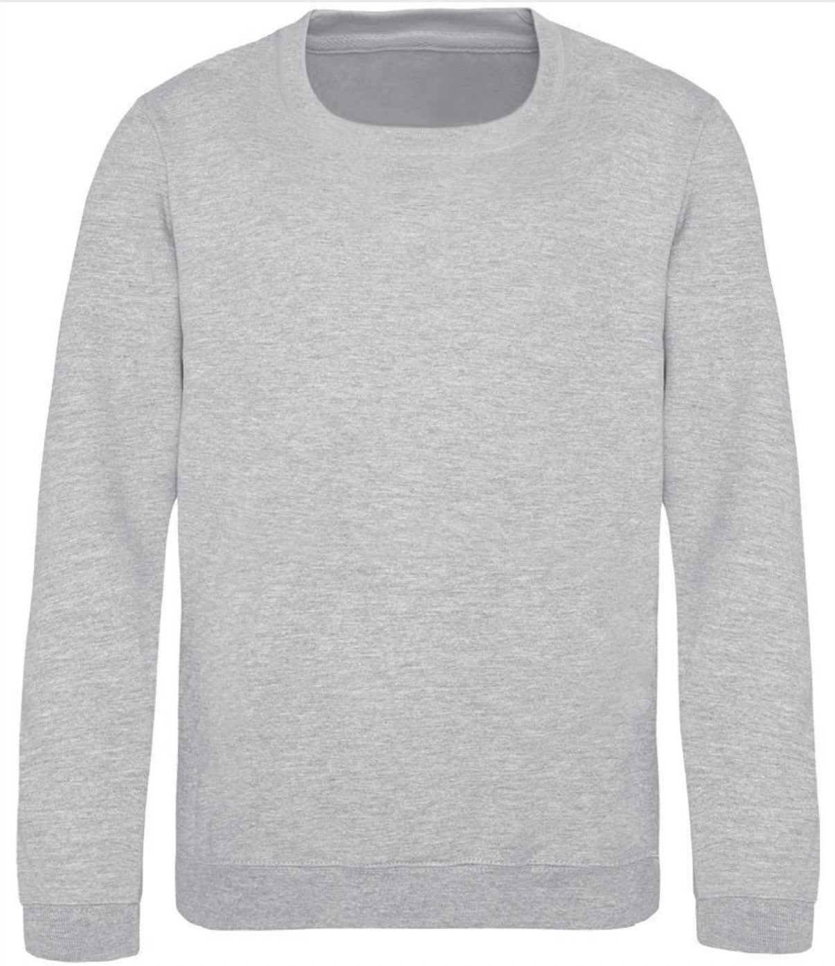 Blank heather grey jumper