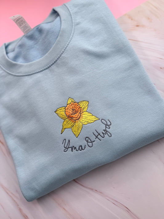 Siwmper Daffodil Yma O Hyd
