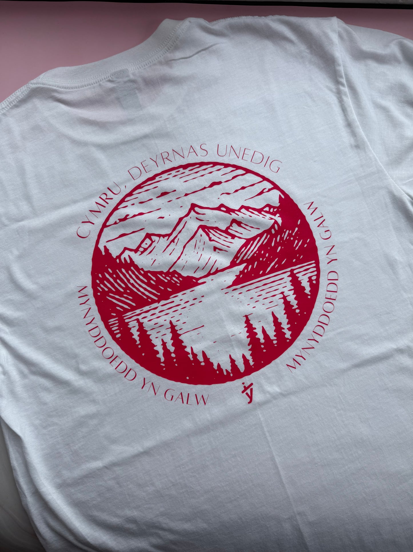 Mountains Are Calling/Mynnyddoedd yn Galw Tee