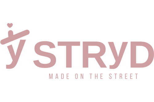Y STRYD logo with text 'MADE ON THE STREET' underneath 