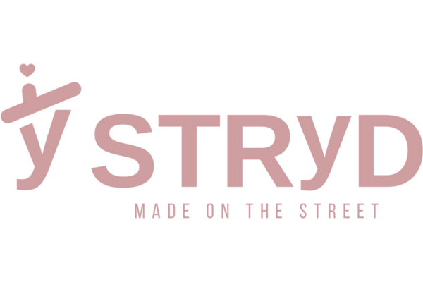 Y STRYD logo with text 'MADE ON THE STREET' underneath 