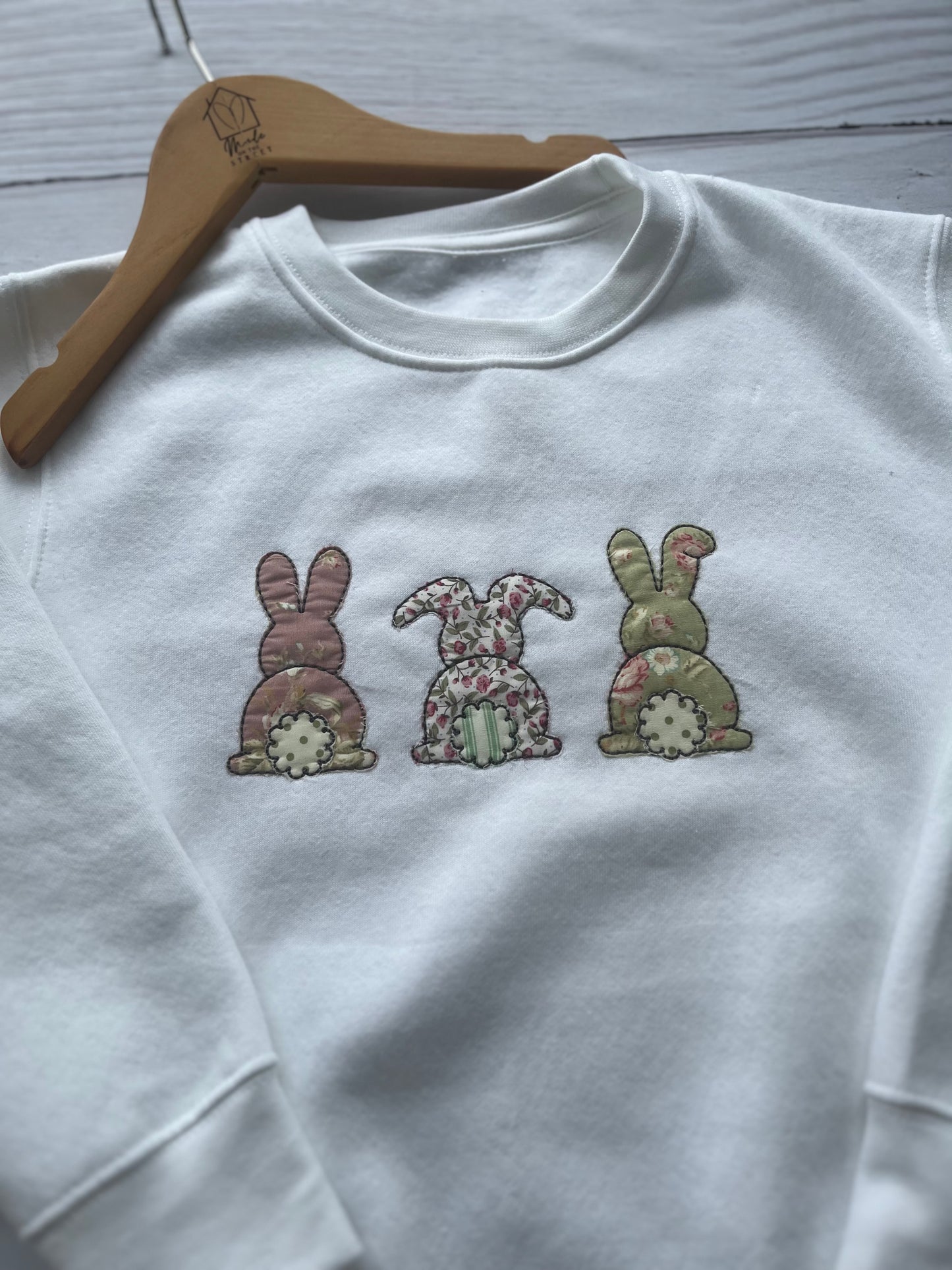 Kids Bunny Appliqué Jumper