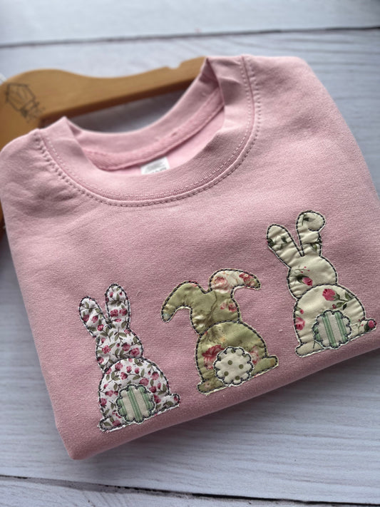 Kids Bunny Appliqué Jumper