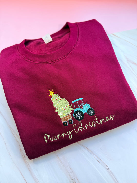 Christmas Tractor Jumper