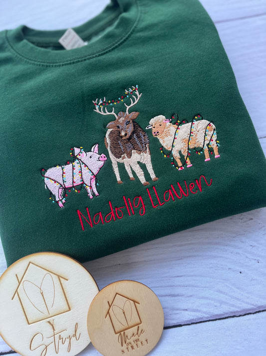 Christmas Farm Animal Jumper