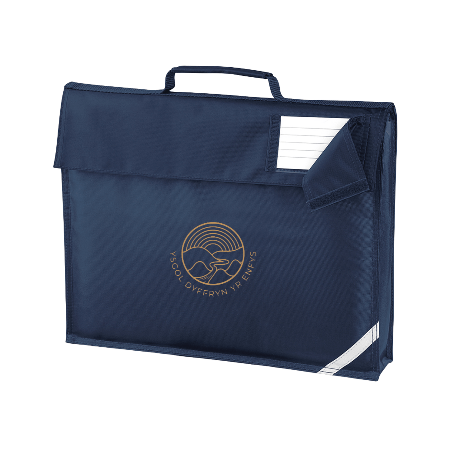School bookbag featuring Ysgol Dyffryn Yr Enfys school logo