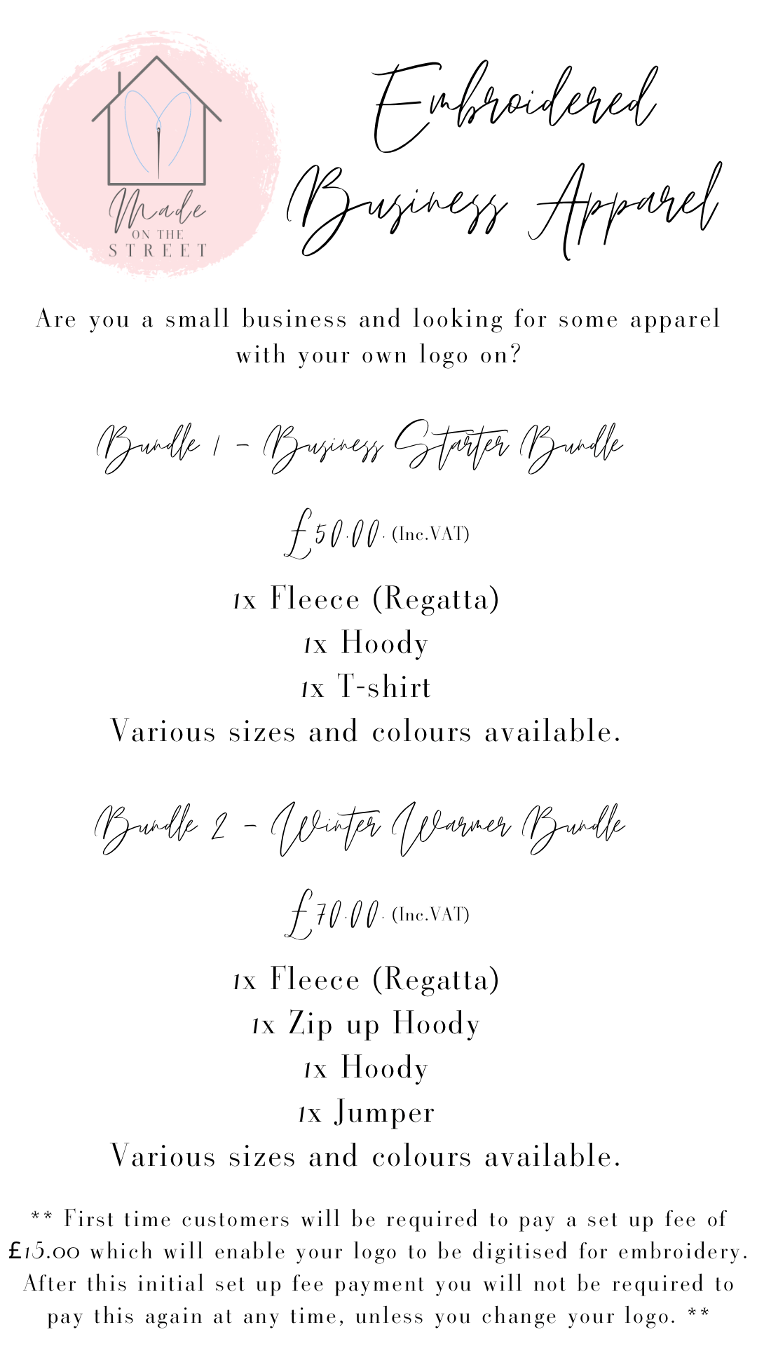 Business Apparel Bundles